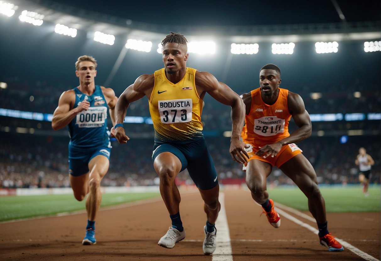 Athletes compete in various sports, while journalists report on key topics in sports journalism