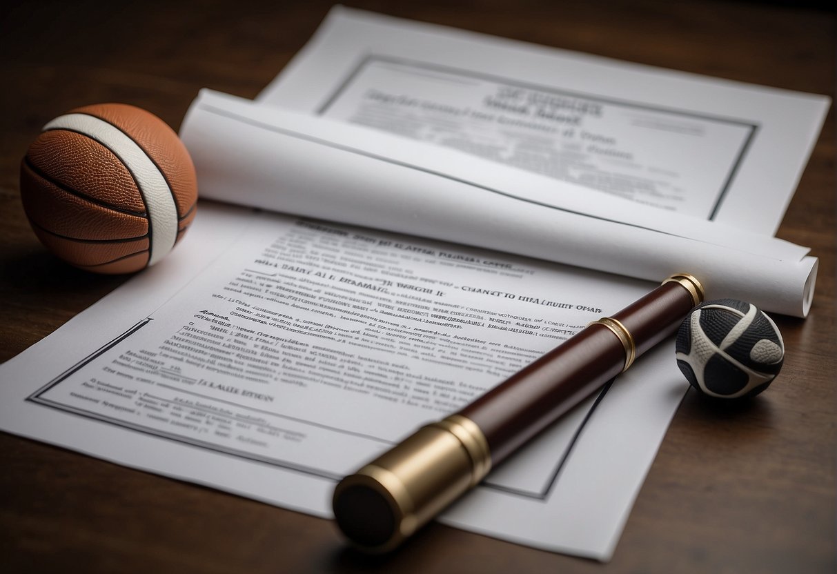A diploma and experience in sports journalism. Salary varies