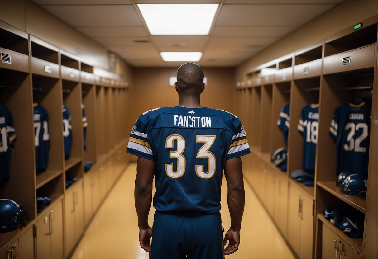Players neatly hang uniforms, chat quietly, and clean up after themselves in the spacious, well-lit locker room