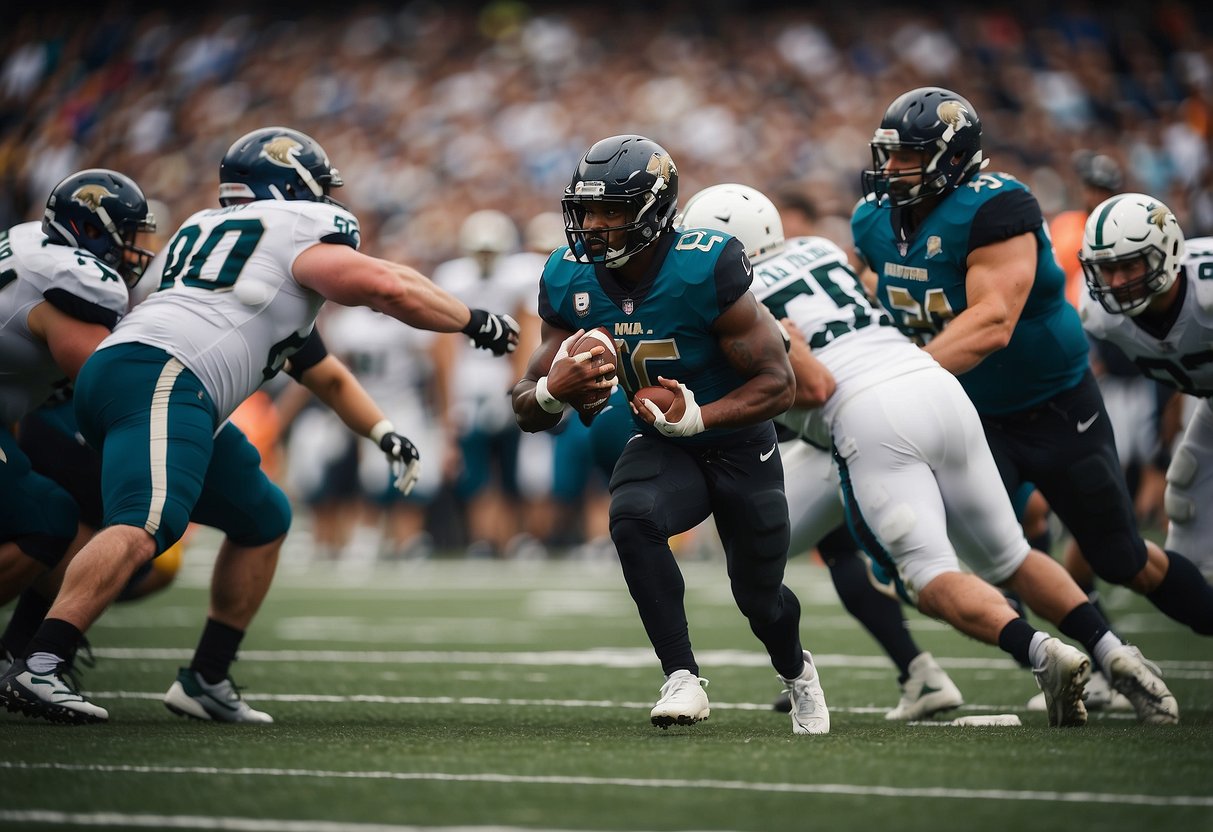 Athletes and teams in action, creating viral sports content
